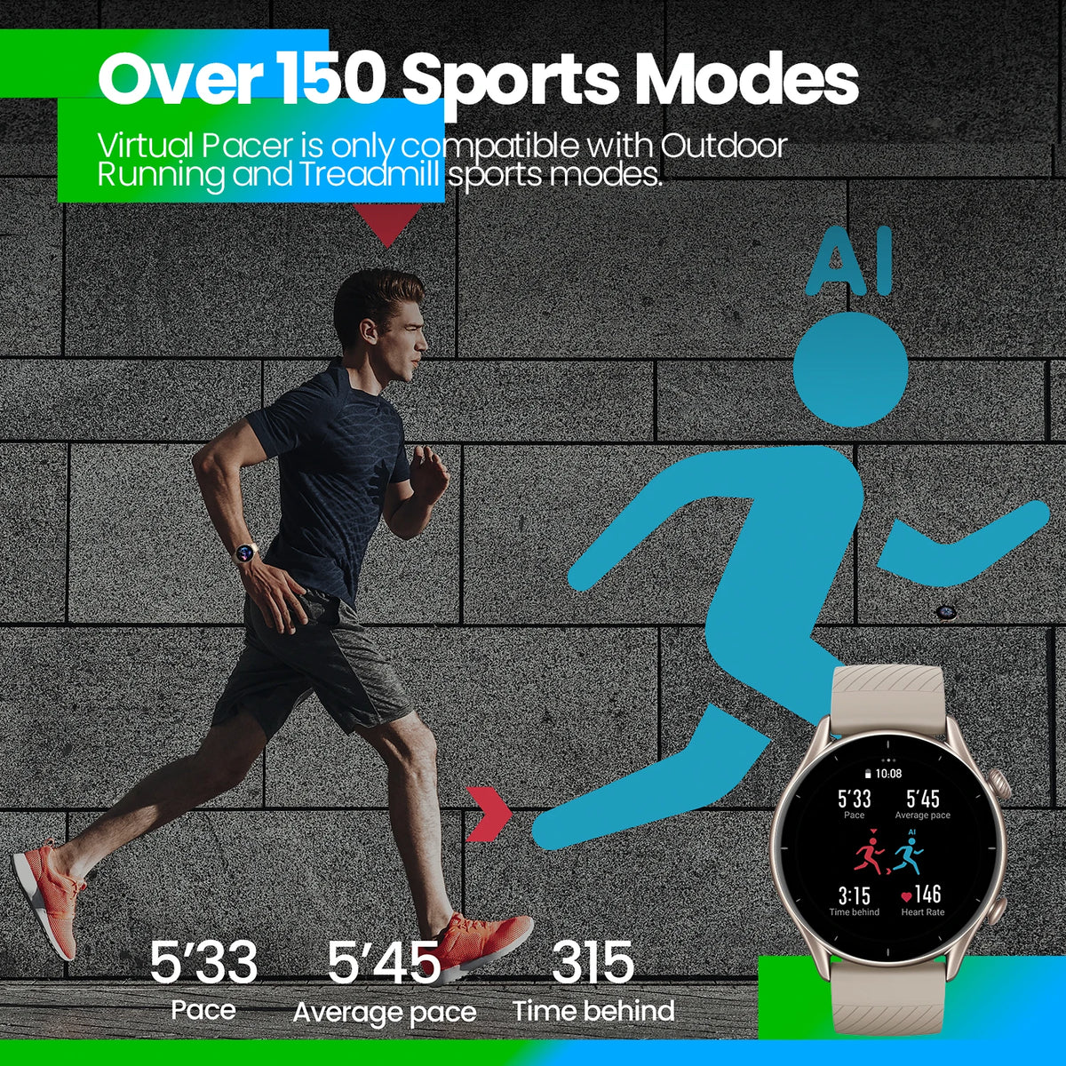 שעון חכם Amazfit GTR 3